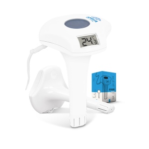 THERMOMETRE DE PISCINE A RECHARGE SOLAIRE