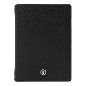 Porte-cartes Flap Button Black 2