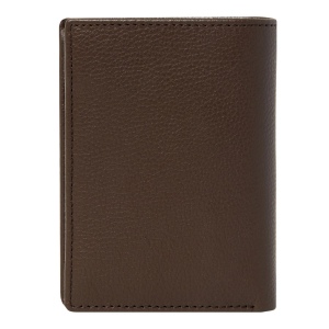 Porte-cartes Flap Button Brown 5
