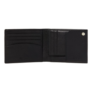 Portefeuille Button Black 3