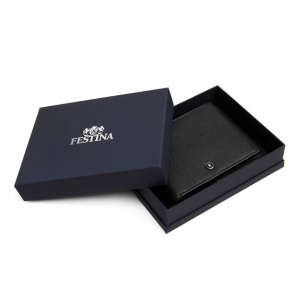 Portefeuille Button Black 6