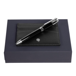 Parure Festina Black (stylo bille & porte-cartes)