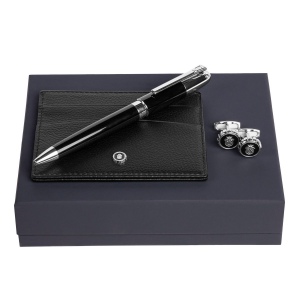Parure Festina (stylo bille, porte-cartes & boutons de manchette)