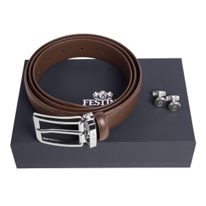 Parure Festina (boutons de manchette & ceinture)