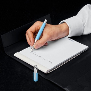 Stylo plume Classicals Chrome Light Blue 8