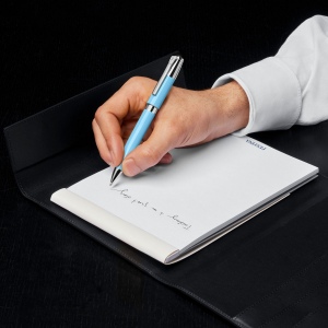 Stylo bille Classicals Chrome Light Blue 5