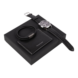 Parure Alter Black (porte-cartes, montre & bracelet)