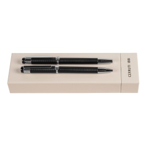 Parure Regent Black (stylo bille & stylo plume)