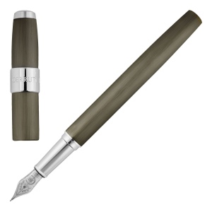 Stylo plume Block Brushed Gun 5