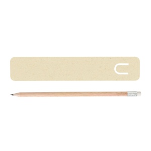 KIT M.PAGE CANNE SUC 17.6 ECO (+Quadri surface totale sur face blanche du marque-page (verso kraft neutre) - quadri sur le crayon) 2