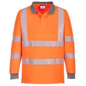 POLO ECO HAUTE VISIBILITÉ L/S 100% Acrylique,tricot 1 gr/m² 2