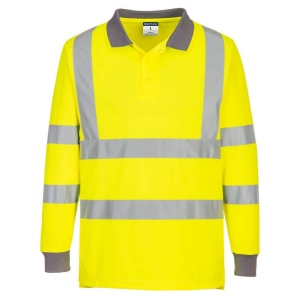 POLO ECO HAUTE VISIBILITÉ L/S 100% Acrylique,tricot 1 gr/m² 3