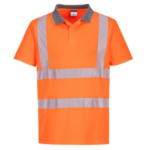 POLO ECO HAUTE VISIBILITÉ 100% poly oxford 300D end PU 2