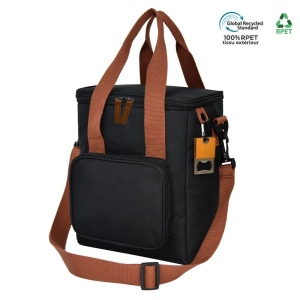 Sac isotherme RPET avec ouvre bouteille en bois 8L - ENVIRONNEMENT ET NATURE 4