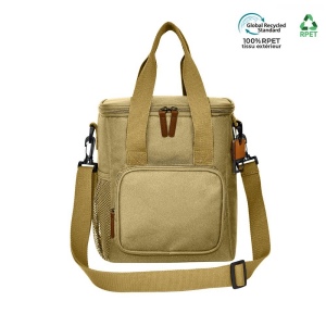 Sac isotherme RPET avec ouvre bouteille en bois 8L - ENVIRONNEMENT ET NATURE 3