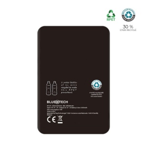 Batterie de secours RPET avec LED 5 000mAh - BLUETECH 3