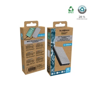 Batterie de secours RPET 10 000mAh - BLUETECH 4