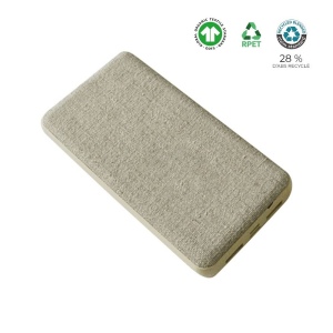 Batterie de secours RPET & chanvre organique 10 000mAh - BLUETECH 4