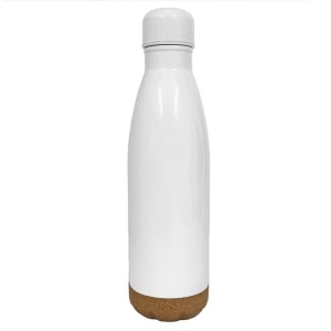 Bouteille isotherme acier inoxydable RCS Finition liège - Environnement & nature