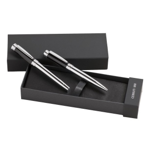 Parure Zoom Classic Black (stylo bille & stylo plume)