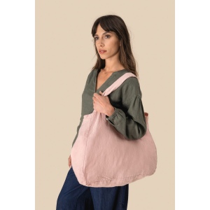 Sac shopping en lin