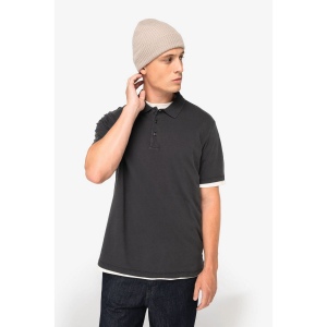 Polo écoresponsable délavé en jersey homme 6