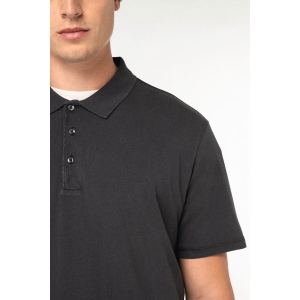 Polo écoresponsable délavé en jersey homme 9