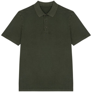 Polo écoresponsable délavé en jersey homme 4