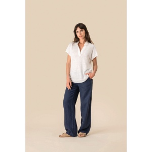 Polo en lin femme 10