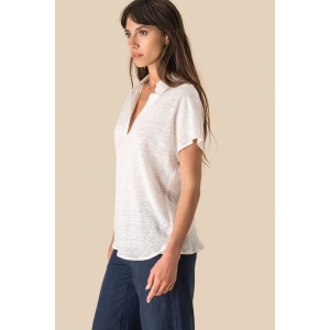 Polo en lin femme 12