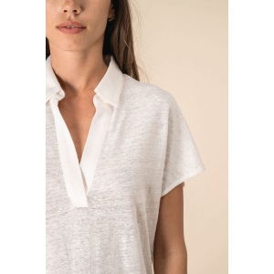 Polo en lin femme 14
