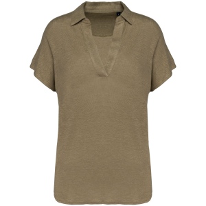 Polo en lin femme 4