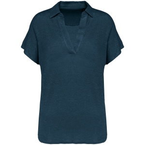 Polo en lin femme 7