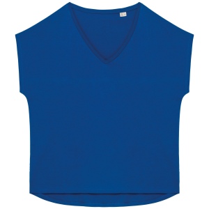 T-shirt écoresponsable loose à col V femme 6