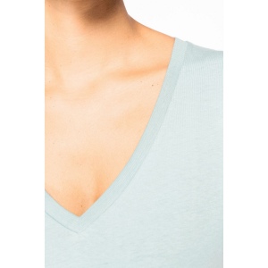T-shirt écoresponsable col V femme 10