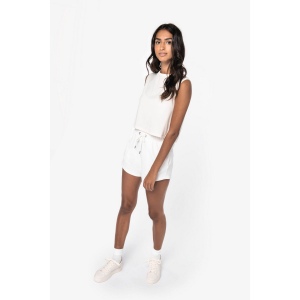 T-shirt écoresponsable  crop sans manche femme 7