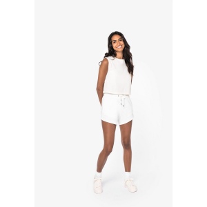 T-shirt écoresponsable  crop sans manche femme 10