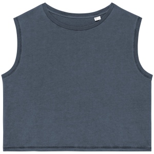 T-shirt écoresponsable  crop sans manche femme 3