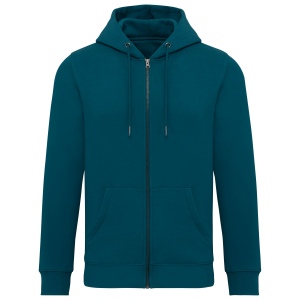 Sweat-shirt écoresponsable zippé à capuche unisexe 10