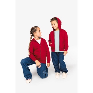 Sweat-shirt écoresponsable zippé à capuche enfant 10