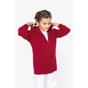 Sweat-shirt écoresponsable zippé à capuche enfant 12