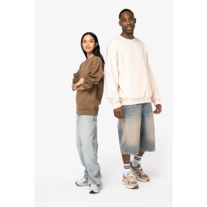Sweat-shirt écoresponsable à col rond oversize unisexe 16