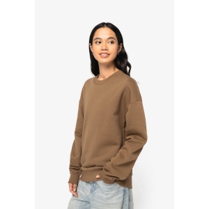 Sweat-shirt écoresponsable à col rond oversize unisexe 18