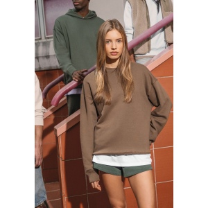 Sweat-shirt écoresponsable à col rond oversize unisexe 20