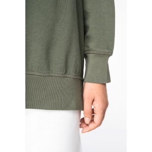 Sweat-shirt écoresponsable à col rond French Terry unisexe 14