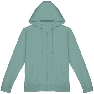 Sweat-shirt écoresponsable zippé à capuche French Terry unisexe 4