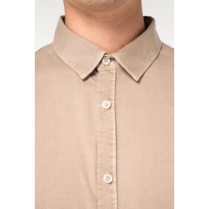 Chemise écoresponsable délavée homme 15