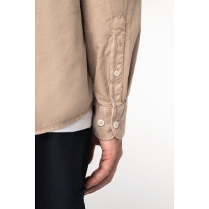 Chemise écoresponsable délavée homme 16