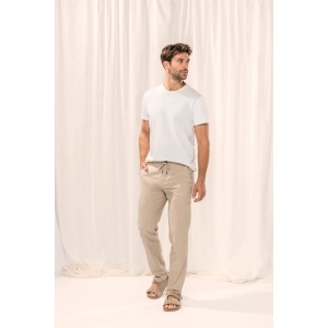 Pantalon écoresponsable en lin et coton bio homme 6