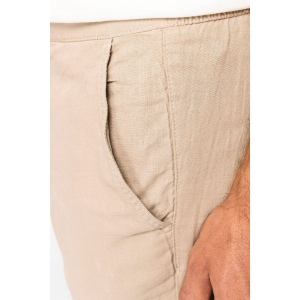 Pantalon écoresponsable en lin et coton bio homme 9